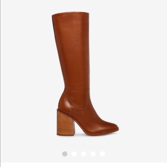 Steve Madden Shoes - Steve Madden LIZA TAN LEATHER Boot size 8